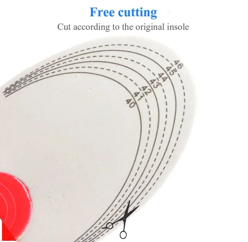 Orthopaedic Shock Absorbing Insoles With Arch Support Plantar Fascia Insole - Tophatter Daily Deals