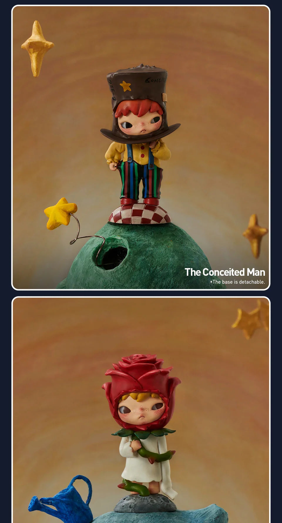 Genuine Pop Mart Hirono × Le Petit Prince Series Figures Blind Box Mythical - Tophatter Daily Deals