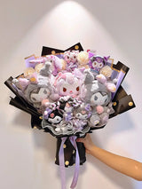 Sanrio Led Lights My Melody Plush Toy Bouquet Kuromi Lilac x Purple Flowers - Tophatter Daily Deals