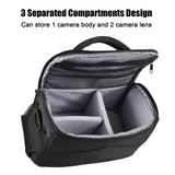 Camera Shoulder Bag Travel Case Black Camera Bags & Cases - Tophatter Daily Deals