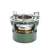 Portable Outdoor Alcohol Stove Green Camp Cooking - Tophatter Daily Deals