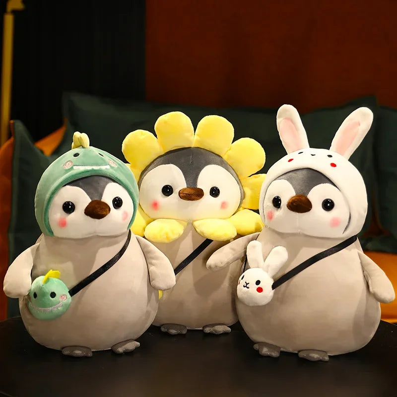 Penguin Dinosaur Sunflower Plush Toy Animals - Tophatter Daily Deals