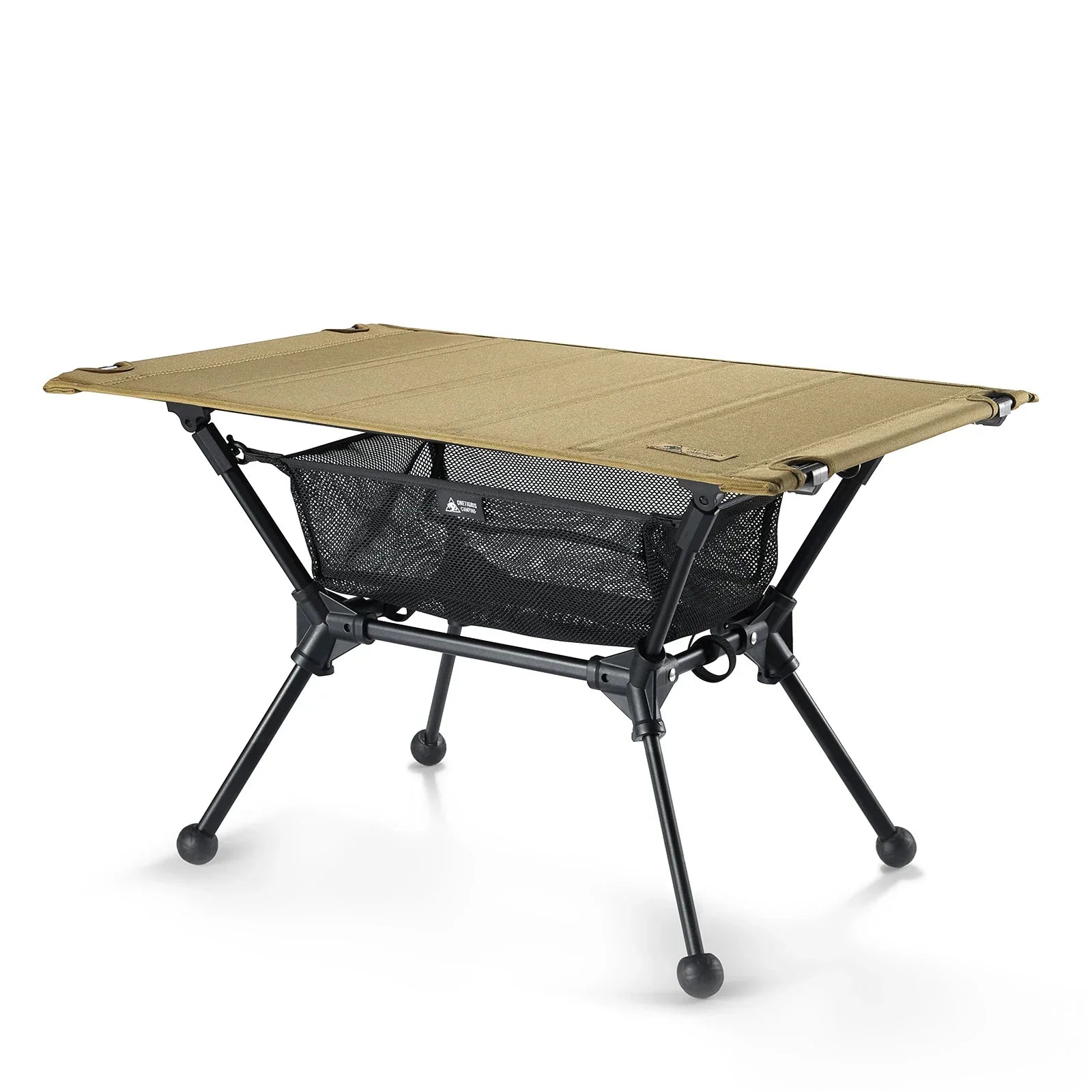 Camping Table with Mesh Storage Pouch Brown Camp Furniture - Tophatter Daily Deals
