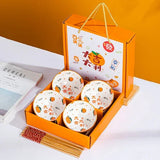 Japanese Hand Painted Ceramic Bowl Set With Chopsticks H-4bowl 4chopsticks - Tophatter Daily Deals