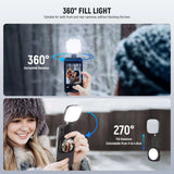 Magnetic Selfie Light Compatible with MagSafe iPhone Magnetic Selfie Lights - Tophatter Daily Deals