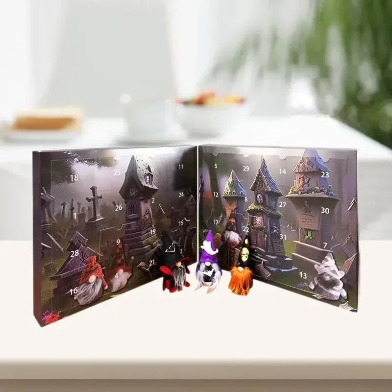 Halloween Advent Calendar Blind Box 31 Day Gnome Countdown - Tophatter Daily Deals