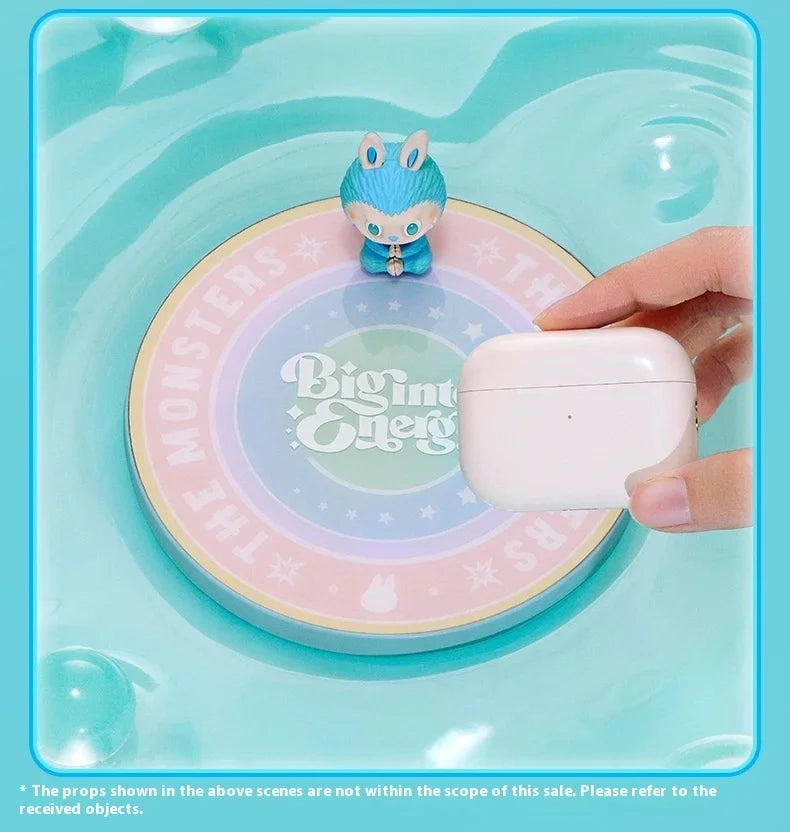 Genuine Labubu The Monsters Big Into Energy Series Wireless Charger Case Cover Key Chain Labubu Surprise Gift Peripheral Model Mythical - Tophatter Daily Deals