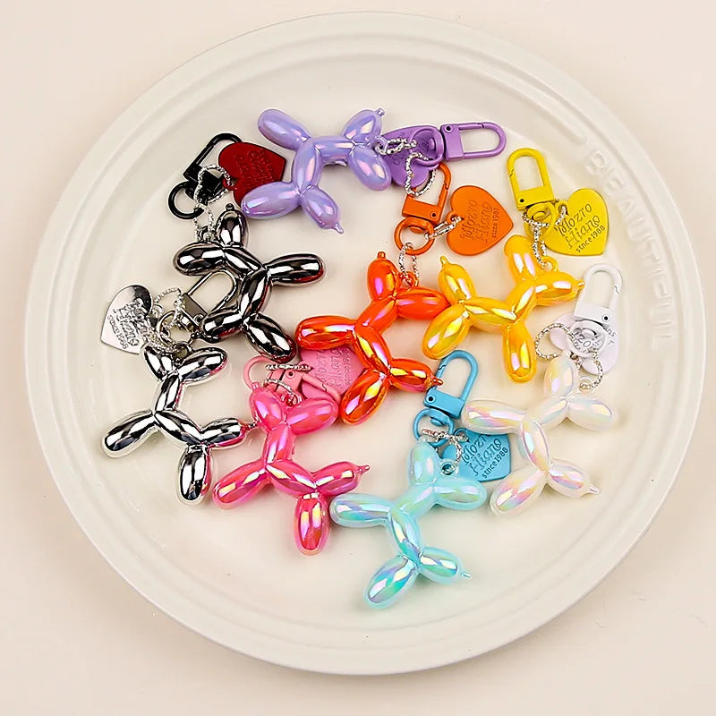 Balloon Dog Keychain Resin Cute Bag Pendant Fall 2025 Gift - Tophatter Daily Deals