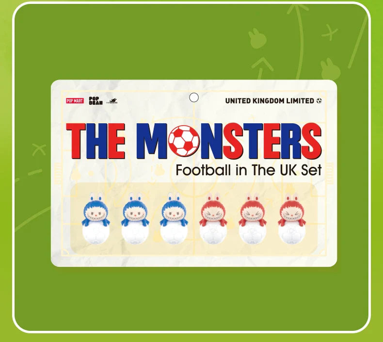 Genuine Pop Mart The Monsters Labubu Pop Bean Football in The UK Set Mythical - Tophatter Daily Deals