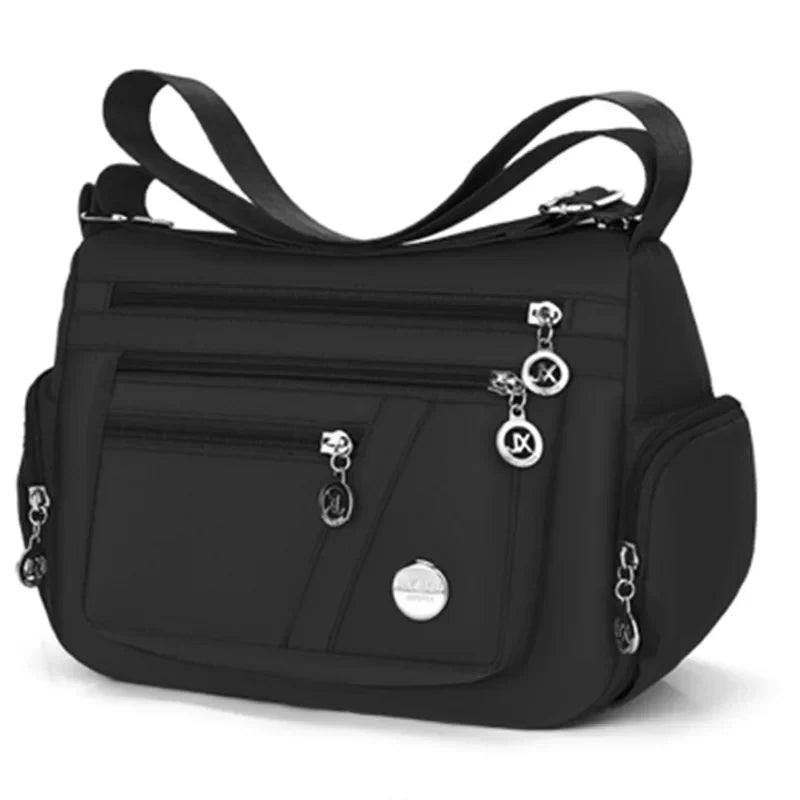 Ladies Handbag Crossbody Travel Bag (Black) Apparel & Accessories > Handbags, Wallet's & Cases > Handbags > Cross Body Bags - Tophatter Daily Deals