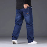 Oversized Relaxed Men's Jeans - High Waist, Stretch Denim - Tophatter Daily Deals