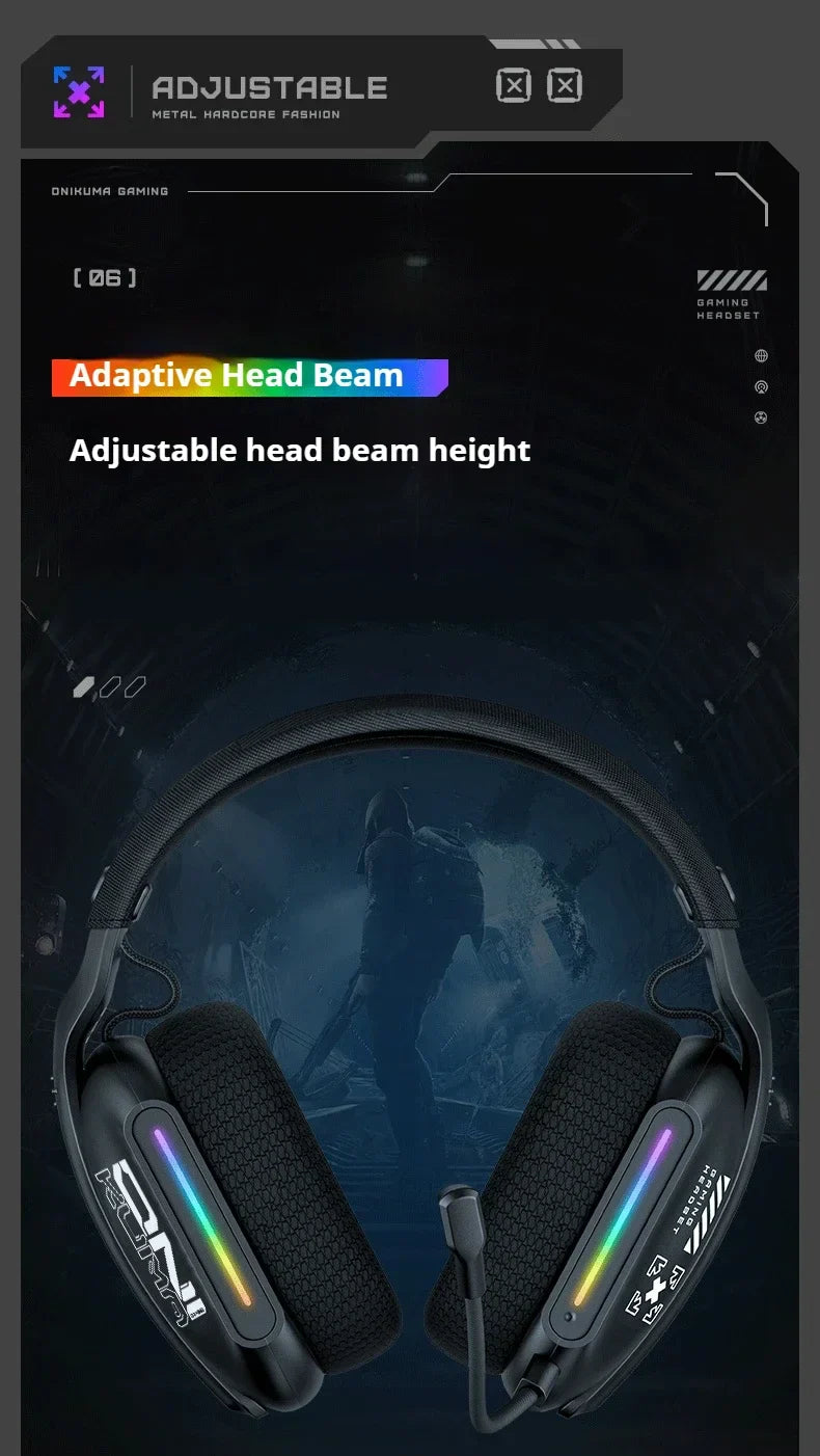 Wireless Gaming Headset Tri Mode Bluetooth Wired Immersive - Tophatter Daily Deals