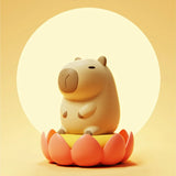 Capybara Silicone Night Light USB Rechargeable Timing Dimming Animals - Tophatter Daily Deals