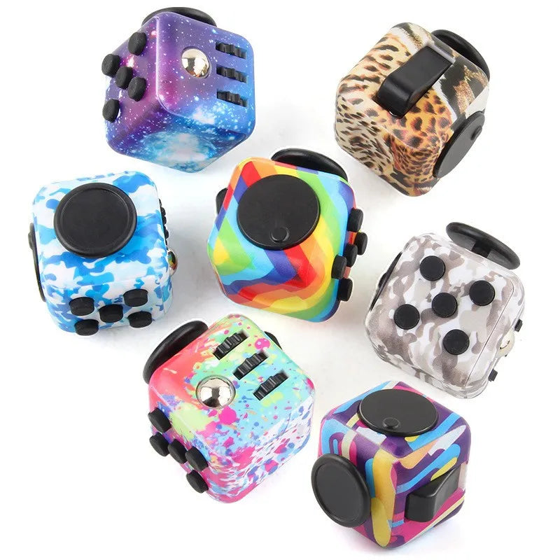 Fidget Cube Stress Relief Toy Sensory Dice For Focus - Tophatter Daily Deals