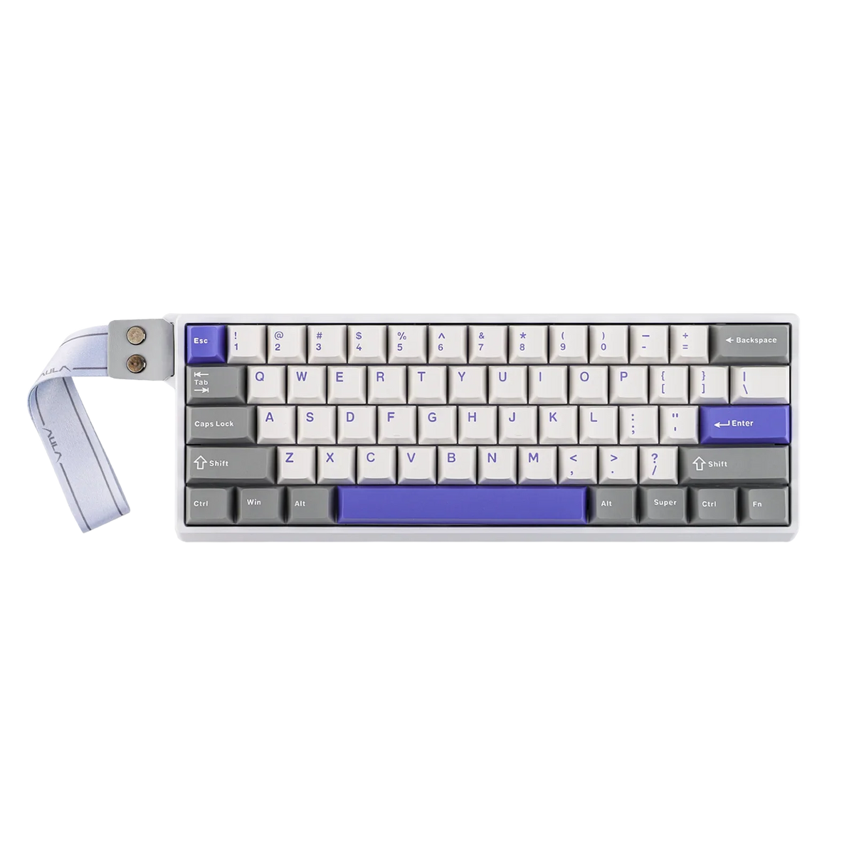 Mechanical 60 Percent Hot Swap Keyboard Aluminum RGB Hall MAX-GYWHBL - Tophatter Daily Deals