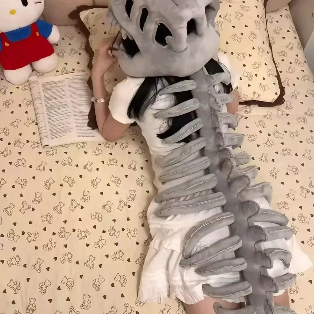 Dinosaur Costume Skeleton Plush Headgear Halloween 2025 - Tophatter Daily Deals