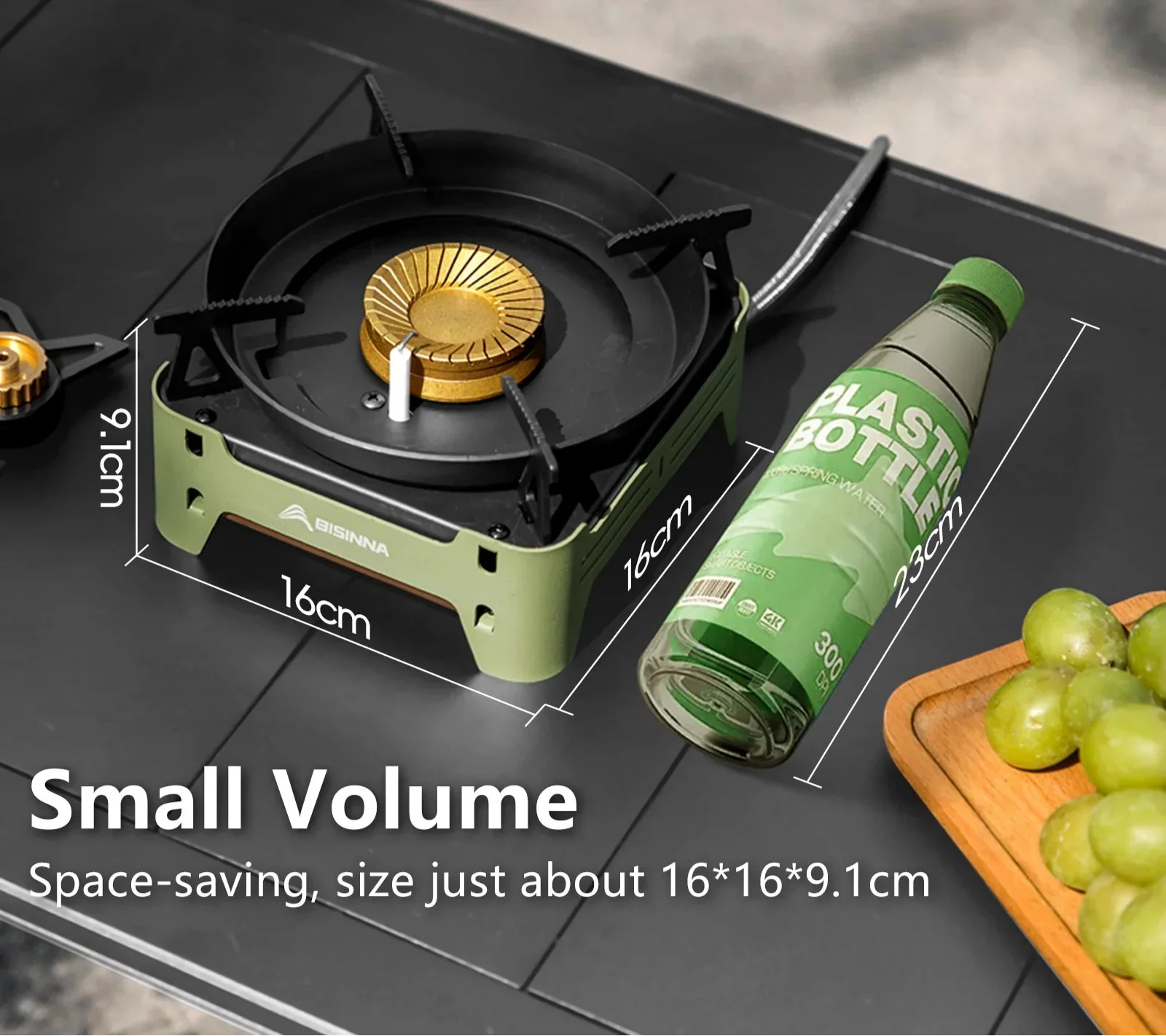 Camping Gas Stove Cassette Furnace Green Camp Cooking - Tophatter Daily Deals