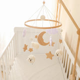 Baby Crib Mobile Wooden Musical Newborn Sensory Toys - Tophatter Daily Deals