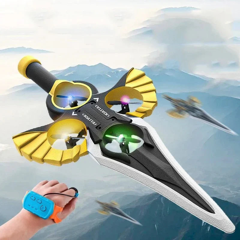 Flying Sword Toy Gesture Control Foam RC Stunt Toy Outdoor - Tophatter Daily Deals