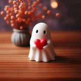 Middle Finger Ghost Statue Resin Halloween 2025 Centerpiece A-1 - Tophatter Daily Deals