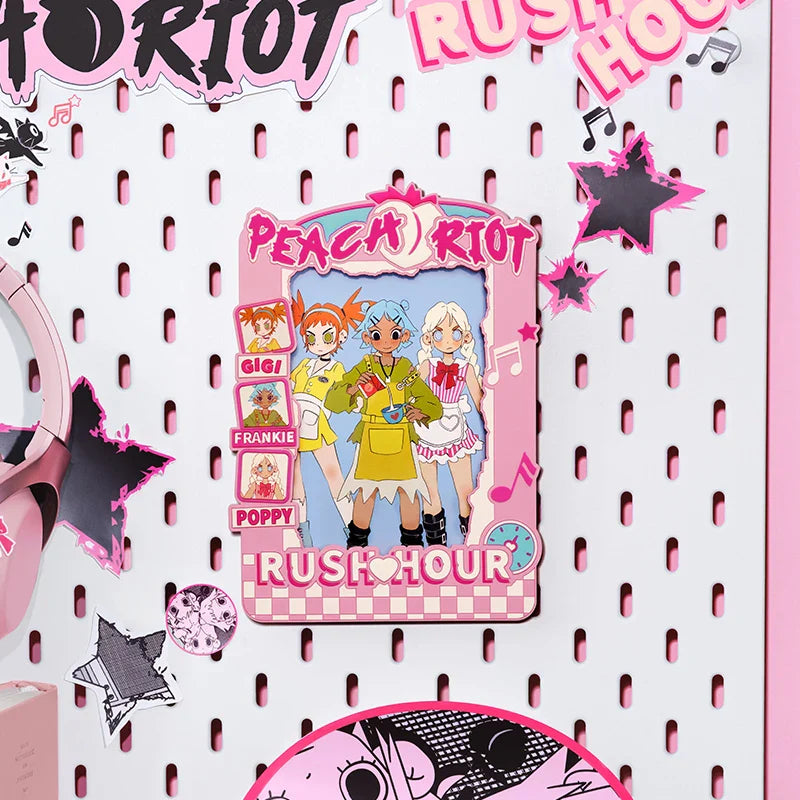 Genuine Pop Mart Peach Riot Rush Hour Series - Photo Frame (6-inch) Photo Frame Anime - Tophatter Daily Deals