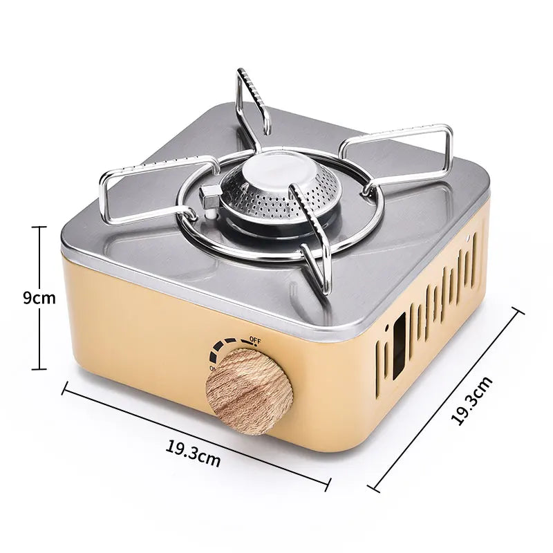 Camping Gas Stove 2800W Khaki Camp Cooking - Tophatter Daily Deals