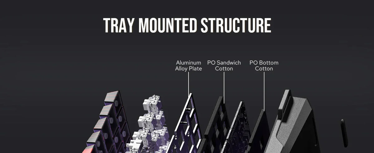 Mechanical 60 Percent Hot Swap Keyboard Aluminum RGB Hall - Tophatter Daily Deals