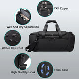 21-Inch Waterproof Duffel Travel Bag Black Duffel Bags - Tophatter Daily Deals
