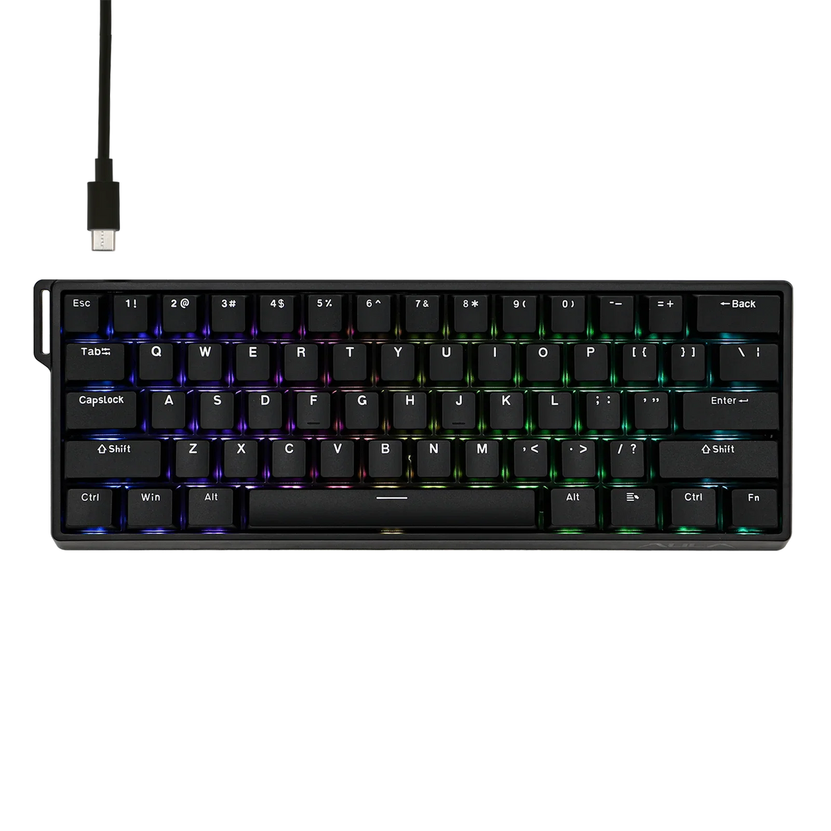 Mechanical 60 Percent Hot Swap Keyboard Aluminum RGB Hall - Tophatter Daily Deals