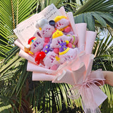 Kawaii Pink Graduation Kirby Plush Bouquet Chef (60x28cm) Anime - Tophatter Daily Deals
