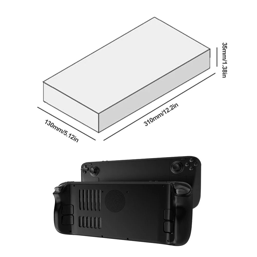 Steam Deck Clear Cooling Back Cover With Stand Bracket - Tophatter Daily Deals