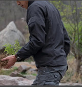 Lightweight Men’s Jacket - Tactical Zip, Polyester, Summer - Tophatter Daily Deals