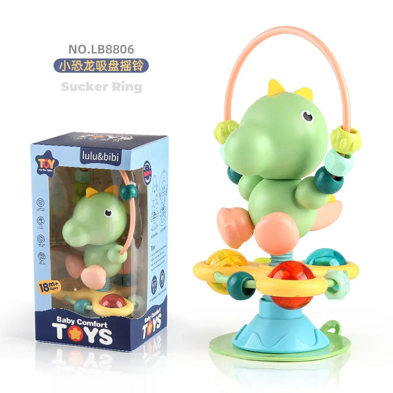 Baby Soothing Rattle Suction Cup Newborn Sensory Toys LB8806 - Tophatter Daily Deals