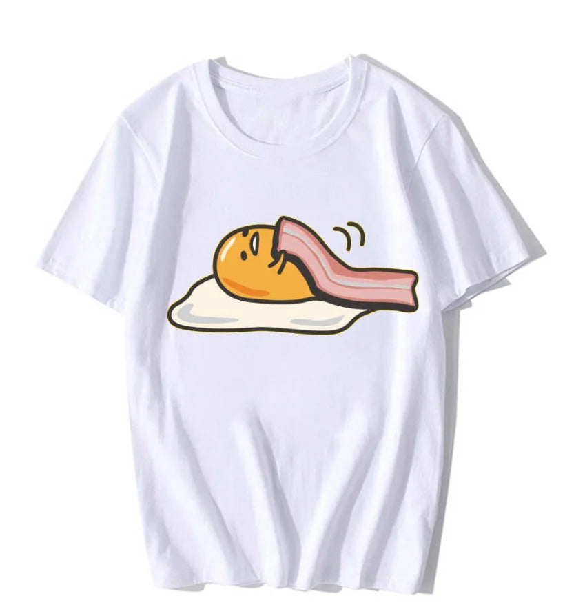 Sanrio Gudetama Lazy Egg T-shirt Japanese Fried Egg Food - Tophatter Daily Deals