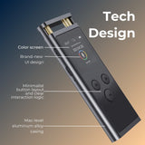 AI Voice Recorder 64GB Aluminum Dictaphone Transcribe - Tophatter Daily Deals