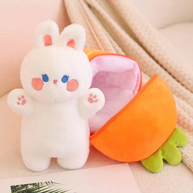 Bunny Taiyaki Plush Toys Cute Strawberry Pig Rabbits Animals - Tophatter Daily Deals