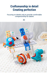 Baby Wrist Rattle Set Newborn Sensory Toys Soothing Gift - Tophatter Daily Deals