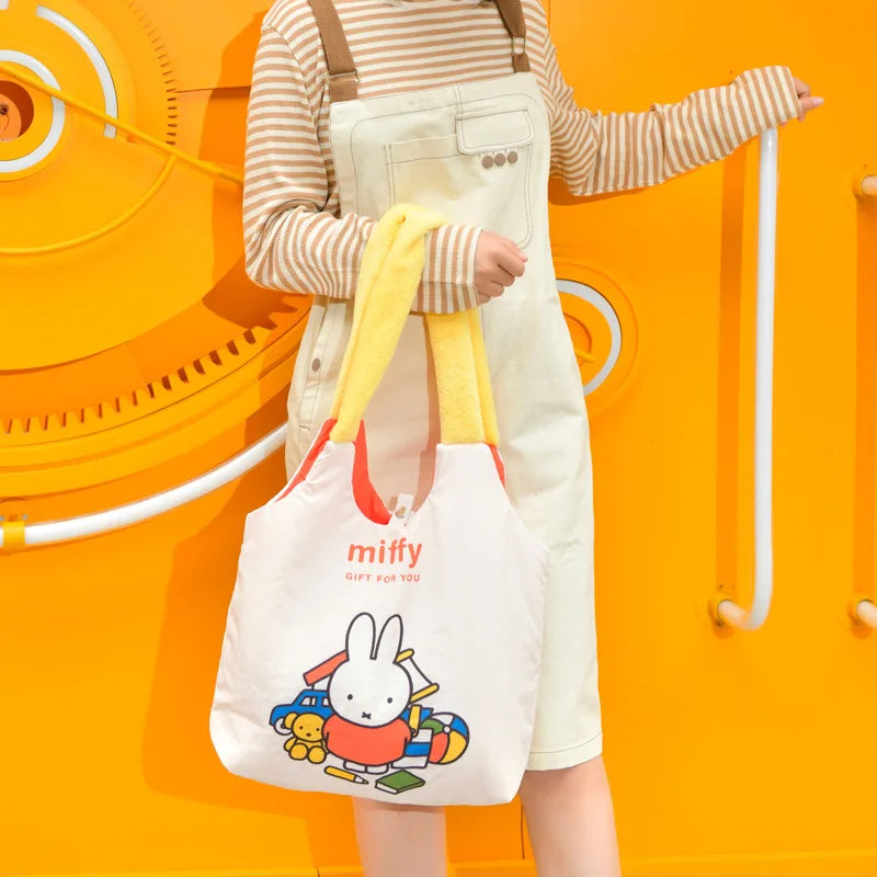 Miffy Plush Tote Bag Yellow Animals - Tophatter Daily Deals