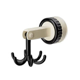 Suction Cup Six-Claw Rotating Hook Black Wall Hooks - Tophatter Daily Deals