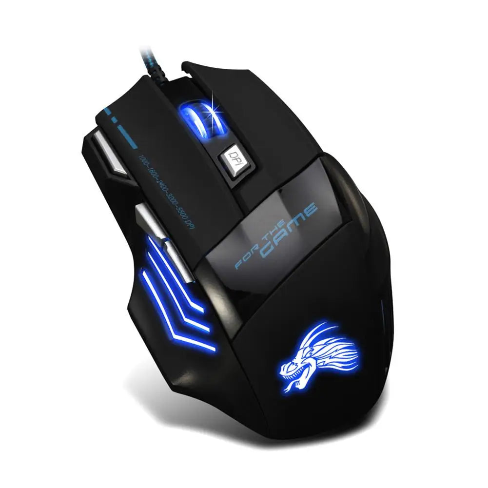 Usb Wired Gaming Mouse 7 Button Backlit Ergonomic Comfort - Tophatter Daily Deals