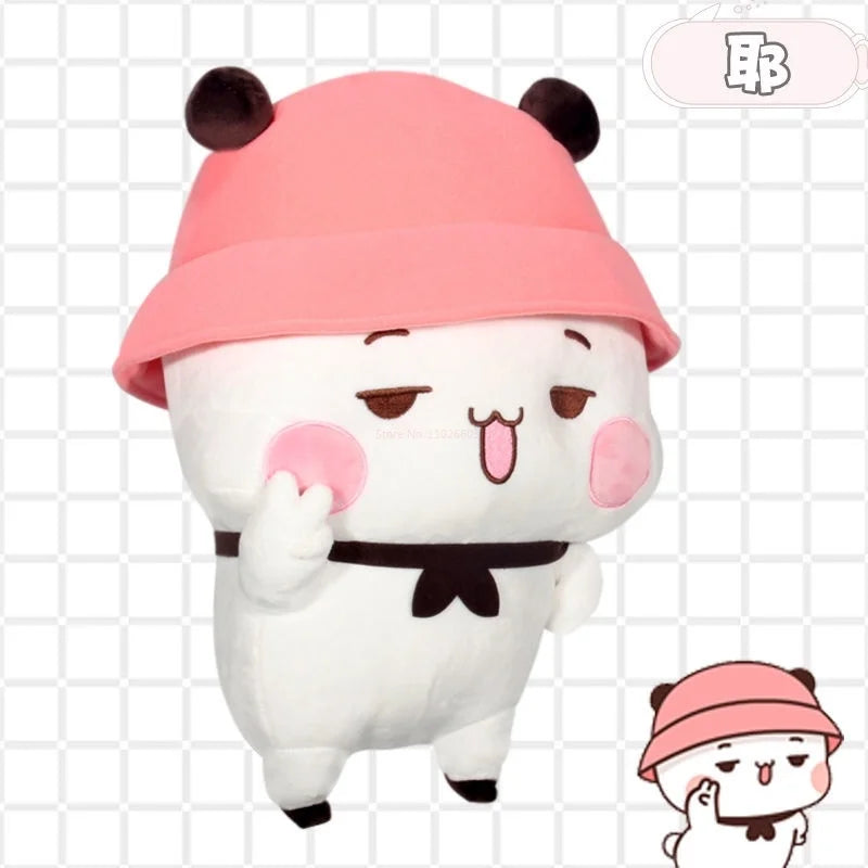 Bubu & Dudu Panda Bear Plush White x Pink Animals - Tophatter Daily Deals
