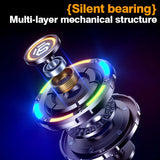 EDC Fidget Spinner Metal Luminous Push Card Coin Stress Toy - Tophatter Daily Deals