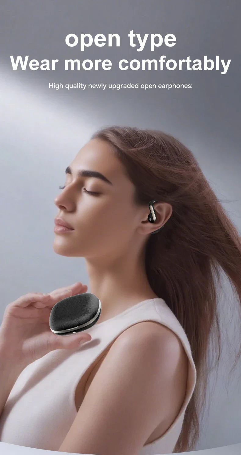 AI Translation Earbuds With Noise Canceling Ear Hook Sports - Tophatter Daily Deals