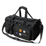 Foldable Dry-Wet Separation Gym Travel Bag Black Duffel Bags - Tophatter Daily Deals