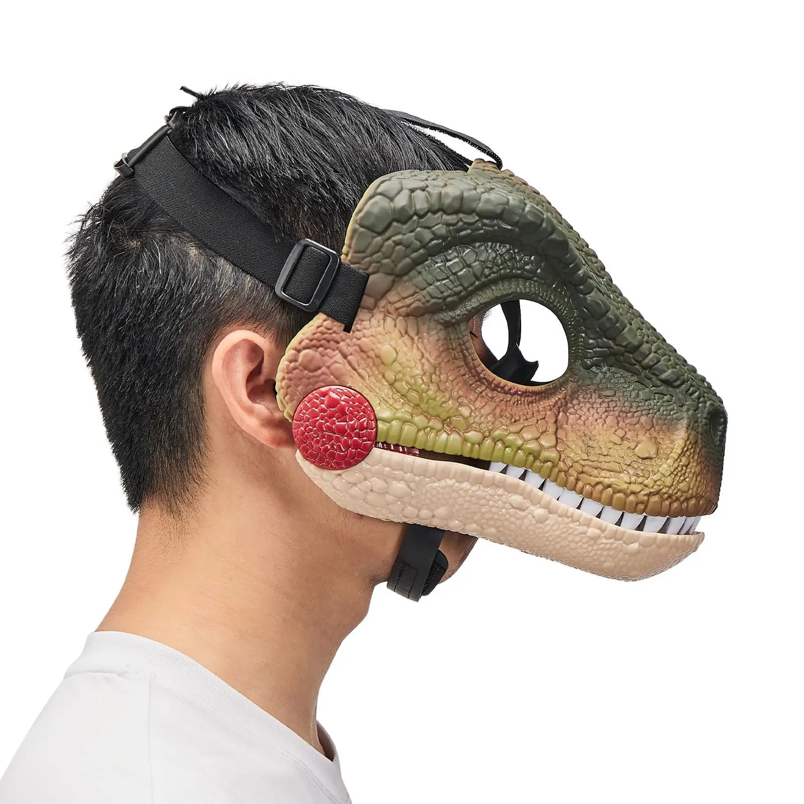 Dinosaur Mask Movable Jaw Cosplay Prop Halloween 2025 - Tophatter Daily Deals