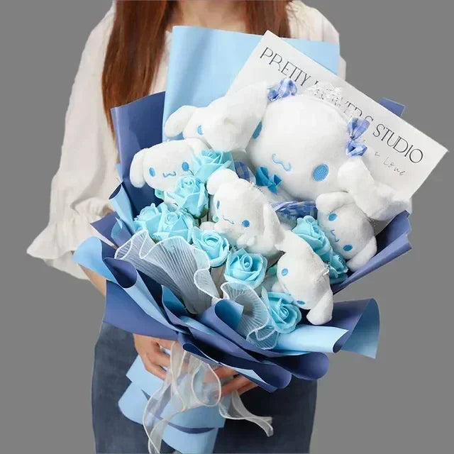 Sanrio Gift Plush Flower Bouquet Cinnamoroll (Roses) Anime - Tophatter Daily Deals
