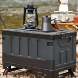 Foldable Camping Storage Box Waterproof Black Camp Furniture - Tophatter Daily Deals
