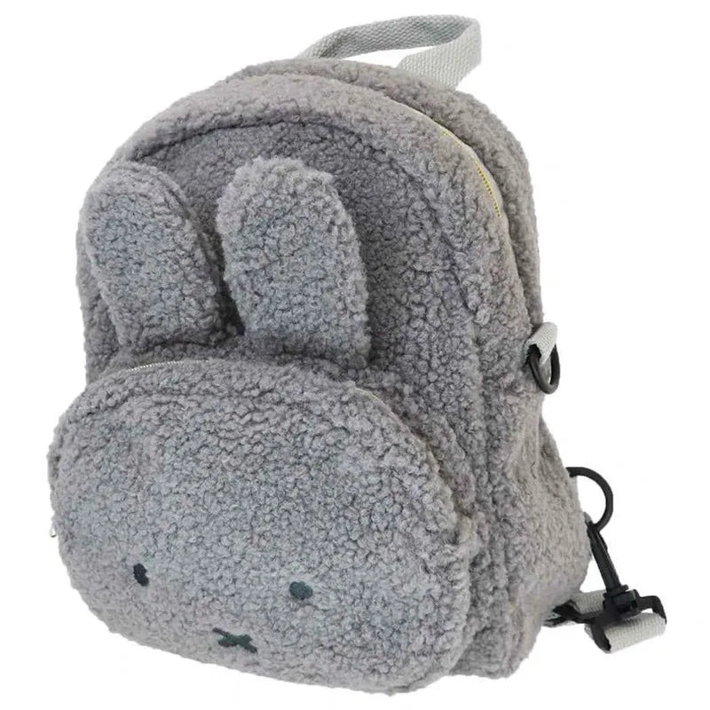Miffy Boris Lambswool Backpack Grey Miffy Animals - Tophatter Daily Deals