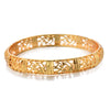 Gold Color Bangle Openwork Wedding Bracelet Dubai Style Gold-color 58-60mm - Tophatter Daily Deals