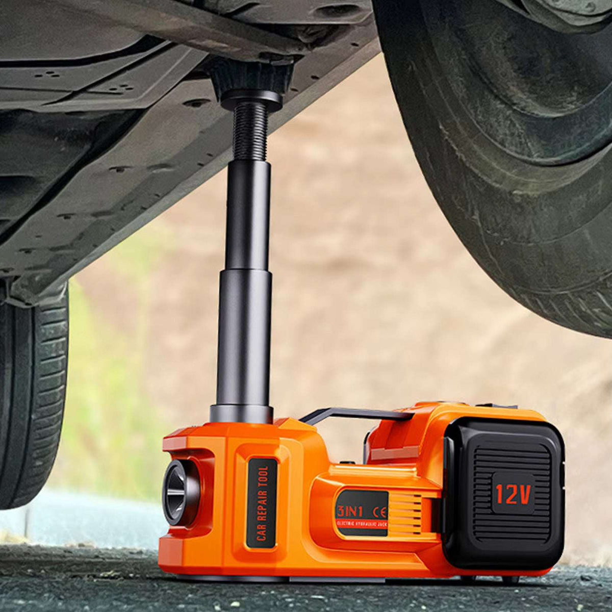 Protable 12V Electric Hydraulic Jack Hydraulic Car Jacks - Tophatter Daily Deals